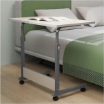 Mobiilne voodilaud, lihtne voodilaud koos rihmarattaga, reguleeritava k&otilde;rgusega mobiilne laud, ratastega &otilde;pilaslaud, arvutilaud, kontorilaud, voodi t&otilde;stmise laud