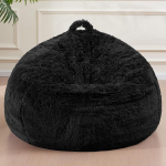 WSOFRLAC T&auml;idisega loomad Bean Bag ainult ladustamiseks katab karvane mugav Stuffy lugemistool k&uuml;ljetasku k&auml;epidemega masinpesu Bing Bag tool kate