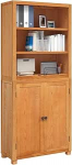 Mengtu Moderne Holzwerkstoff-Lager-M&ouml;belset mit Eiche & Kiefer | Wohnzimmer & Schlafzimmer | 80 x 35 x 185 cm | Braun Model3328622