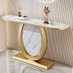 Rustikaler Konsolentisch im Landhausstil - Stilvoller Sofatisch f&uuml;r den Eingangsbereich, Wohnzimmer und Flur, schwarzer Akzenttisch f&uuml;r die Dekoration und Organisation des Foyers, vielseitig