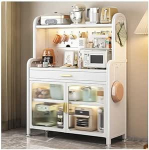 Kaasaegne konsoollaud ristk&uuml;likukujulise alusega, seinapindade, k&uuml;lgkoridor, esikus, valge pagaririiul sahtli ja reguleeritava riiuliga, 5-astmeline k&ouml;&ouml;gi hoiukapp