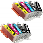 LeciRoba 580XXL 581 XXL printerikassetid Canon printerikassettidele 580 581 Multipack ja Canon PGI-580 XXL CLI-581 XXL Canon TR7500 TR8500 TS6100 TS6200 TS6300 TS700 TS8200 TS8350 TS8350 9150 jaoks.