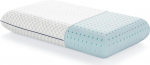 LUCID Gel Memory Foam Pillow 40 x 60 cm - Breathable - Cooling Effect - Washable Cover - Oeko-Tex Pillow, White