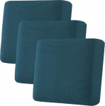 H.VERSAILTEX Super-Stretch-Sitzkissenbez&uuml;ge, Sofabez&uuml;ge, Couchkissen&uuml;berz&uuml;ge, Schonbezug-Sets, dicker Jacquard-Struktur-Twill-Stoff (3 St&uuml;ck, XL-Sofakissen&uuml;berz&uuml;ge, tiefes Blaugr&uuml;n)