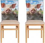 ODAWA naljakas sigade tooli seljatoe katted s&ouml;&ouml;gitoa istme katted 6-st komplektist