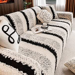 PERS pluusist diivanikatted, k&otilde;ikeh&otilde;lmavad diivanikatted 1/2/3/4/5-kohvrile, kriimustuskindlad, v&auml;ga elastsed diivanikatted, tolmukindel m&ouml;&ouml;bli kaitse koos padjakattega (suurus: 1 istekoht (90-140 cm