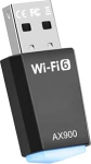 AX900 USB WLAN Stick - Dual Band 2.4GHz/5GHz WiFi 6 adapter PC/Desktop/Laptop jaoks koos sisseehitatud draiveriga, &uuml;hildub Windows 11/10/8.1/8/7-ga.