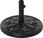 Outsunny p&auml;ikesevarju statiiv 13 kg vihmavarju statiiv vihmavarju postid 35 mm/38 mm/48 mm l&auml;bim&otilde;&otilde;duga vihmavarju hoidja aeda, r&otilde;dule, antiikmusta v&auml;rvi