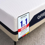 H5 madrats, k&uuml;lma vahuga madrats j&auml;&auml;siidi kattega, jahutava geeli ja bambuss&ouml;evahuga, 7-tsooniline mugavus, &Ouml;ko-Tex & CertiPUR-US CertiPUR-US sertifitseeritud, 120 &ouml;&ouml;p&auml;eva prooviuni, 140 x 200 x 26 cm