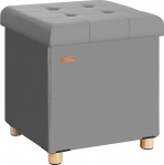 Casaria&reg; Jalgadega kokkupandav sametist antratsiitne jalaga 38 x 38 cm 300 kg kandev&otilde;ime elutuba magamistuba esiku jalak&auml;ijate jakkar polsterdatud jakkar