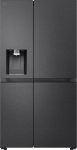 LG GSLE81EPBD Side-by-Side k&uuml;lmik, 628 l, j&auml;&auml;, purustatud j&auml;&auml; ja vee dosaatoriga, UVnano, LINEARCooling, DoorCooling+, Total NoFrost, veepaak, Wi-Fi, Smart Inverter, must [energiaklass D]