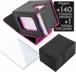 Majillux MTG Deck Box - kaardikarp 140 kaardi&uuml;mbrisega ja 1 k&otilde;va toploardeni karbiga - kompaktne ja vastupidav kaardikarp Magic'ile ja muule m&auml;ngule.