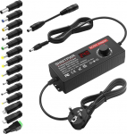 SHNITPWR Universaalne toiteallikas 9V ~ 36V 3A 108W Reguleeritav DC 9V 12V 14V 19V 24V 30V 36V AC DC adapter 5.5 x 2.5mm Multi Voltage koos 14 tipuga CCTV kaamera k&otilde;larile
