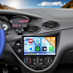 4G + 64G 8-tuumaline CAMECHO Android 13 autoraadio Ford Focus MK1 C170 1998-2005 koos Navi Carplay Android autoga, 9-tolline Double DIN autoraadio puuteekraan Bluetooth DSP RDS FM WiFi Mirror Linkiga