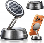 andobil 2026 Uusim mobiiltelefoni hoidja auto magnet Magsafe auto kinnitus, [20 x N55 magnetid & t&auml;iustatud 80 kPa imiv&otilde;imsus] 360&deg; p&ouml;&ouml;ratav mobiiltelefoni hoidja auto &uuml;hildub iPhone 17 16 15 14-ga