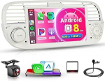 Rimoody 6G+128G 8 Core Wireless Carplay Android autoraadio Fiat 500 2007-2015 jaoks