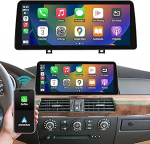 Ninetom 12,3-tolline autoraadio, CarPlay/Android auto/Mirrorlink/GPS BMW CCC 5 seeria E60 E61 (2003-2008), auto puuteekraaniga autoraadio vastuv&otilde;tja, integreeritud DSP