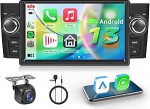 Hodozzy Carplay autoraadio Fiat Punto 2005-2009/Fiat Linea 2007-2011 koos GPS/WiFi, Fiat autoraadio 7-tolline 2 DIN Bluetooth Android Car/DSP/FM/RDS/SWC/USB + tagurduskaameraga, Fiat autoraadio 7-tolline 2 DIN Bluetooth Android Car/DSP/FM/RDS/SWC/USB ...