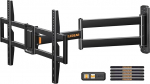 Perlegear TV seinakinnitus 822 mm pika varrega seinakinnitus telerile 32-75-tollise LCD/LED/OLED teleri jaoks, p&ouml;&ouml;rlev liigendk&auml;si 180&deg; p&ouml;&ouml;ratav, nurgapealne telerihoidik Max. VESA 600 x 400 mm kuni 45 kg