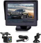 Rimoody tagantvaate kaamera auto tagantvaade &ouml;ise n&auml;gemisega 12 LED veekindel tagurduss&uuml;steem 4.3 LCD monitoriga tagurduskaamera 10 m kaabliga Juhtmega tagurduskaamera autodele, maasturitele, kaubikutele, pickupidele,