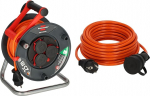Brennenstuhl kaablirulli s&auml;&auml;stukomplekt 25 m Outdoor Garant V2 (Made in Germany, IP44) + Bremaxx pikenduskaabel 10 m (Made in Germany, IP44, kasutatav kuni -35 &deg;C, &otilde;li- ja UV-kindel)