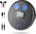 Kaasaskantav CD-m&auml;ngija, Arafuna kaasaskantav CD-m&auml;ngija koos k&otilde;lariga, laetav CD-m&auml;ngija auto jaoks koos libisemiskindluse kaitsega, Discman koos k&otilde;rvaklappide ja AUX-kaabliga