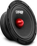 DS18 PRO-GM6.4B - 6,5-tolline punase alumiiniumkuuliga keskmik, maksimaalselt 480 W, 4 Ohm, 1,5-tolline Kapton VC Premium Audio uksek&otilde;lar auto v&otilde;i veoauto stereohelis&uuml;steemi jaoks (1 k&otilde;lar)
