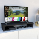 Henor FSC&reg; puidust t&otilde;usukonsool telerile 90 x 35 x 15 cm Grafiit Toetab 60 kg.