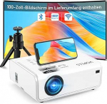 Nutikas projektor Electric Keystone 6D/4P VOPLLS Electric Focus 22000 luumeni projektor 4K toetusega, WiFi6 Bluetooth Full HD 1080P video kodukino / v&auml;liprojektor mobiiltelefonile / s&uuml;learvutile