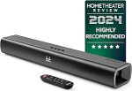 MAJORITY Naga 60 Soundbar TV-seadmetele, TV Soundbar integreeritud subwooferiga, Bluetooth Sound Bar, HDMI ARC, 120 W k&otilde;lar telerite jaoks, 2.1 helis&uuml;steem koos EQ-ga, seinale paigaldatav Sound Bar