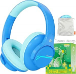 SL Nova1Lite Active Noise Cancelling Bluetooth k&otilde;rvaklapid lastele, ANC režiim, 40H m&auml;nguaeg, 74/85/94dBA ohutu helitugevus, Bluetooth 5.3, mugavad laste k&otilde;rvaklapid traadita lennureisideks