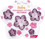 Decora l&otilde;ikekomplekt Petunia, lilla, 11,5 x 11,5 x 3 cm
