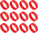 hankekaart 12 tk Silikoonist kummipaelad 20mm kummipaelad r&otilde;ngad kaabli sidemed tugev elastne lindid libisemisvastased n&ouml;&ouml;ride pakkimiseks kott punane