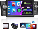 Hikity traadita Carplay autoraadio koos satelliitnavigatsiooniga Fiat Punto 2005-2009 Linea 2007-2011 Android13 7-tolline 2G 64G autoraadio stereo koos Bluetooth WiFi FM RDS peeglilink Android auto SWC MIC tagumine vaade