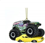 Kurt Adler Monster Jam Grave Digger Monster Truck j&otilde;ulukuusekaunistus MJ2171 Uus