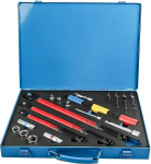 Torque Wrench 1/2 Inch & 3/8 Inch & 1/4 Inch, 20-230 Nm, 10-140 Nm, 2-24 Nm Torque Wrench 33 Pieces, with Extension, Tyre Protection Sockets, Spark Plug Sleeve, Screwdriver Bits, for Car, Motorcycle