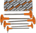 Beta 96TBP/S6 - Sechskant-Stiftschl&uuml;sselsatz, Inbusschl&uuml;sselsatz (mit kugelf&ouml;rmigem Kopf und Griff verchromt, ergonomisches Design, sechs verschiedene Gr&ouml;&szlig;en), Orange