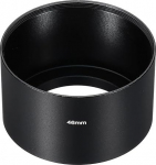 PATIKIL 46mm Lens Hood Long Focal Length Frosted Interior Anti-Reflective Bezel with Cleaning Cloth for Camera Lens Black