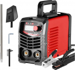 ARC 220V 225A kaasaskantav elektriline IGBT keevitusmasin digitaalse LCD-ekraaniga keevitaja ja hoolduse jaoks erinevad seadmed (punane)