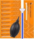 Minadax Full Format Sensor Cleaning 24 mm Microfibre Swabs Pack of 10 Dust-Free + Bellows