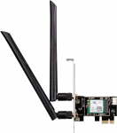 D-Link DWA-X582 AX3000 Wi-Fi 6 PCIe adapter koos Bluetooth 5.0-ga (MU-MIMO, kahesageduslik, eemaldatav suure v&otilde;imsusega antenn, WPA3, madala profiiliga paigaldus, &uuml;hildub Windowsiga)