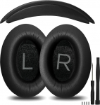 Asendatavad k&otilde;rvapadjad Bose QuietComfort 35 45 QC35 QC35ii QC45 k&otilde;rvaklappide k&otilde;rvapadjad k&otilde;rvaklappide k&otilde;rvapael (must)