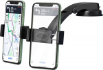 Auto topelt telefoni hoidja, auto telefoni hoidja armatuurlauale, reguleeritav telefoni hoidja 2 telefonile, &uuml;hildub 3,5 kuni 6,8-tollise nutitelefoniga