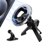 volport For MagSafe autohoidja &uuml;mmargune ventilatsiooni magnetiline auto mobiiltelefoni hoidja auto Mercedes Benz Audi Mini Cooper BMW Fiat &uuml;hildub iPhone 17 16 15 14 13 12 Pro Max Plus Mini Airiga
