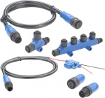 NMEA 2000 N2K stardikomplekt, merekvaliteediga tagakaabel, T-pistik, 4-poolne Ts, terminaatorid, toitekaabel koos kaitsmega Lowrance'ile, Simradile, Garminile (komplekt 2)