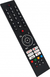 VINABTY Ersatz-Fernbedienung RC45137P, kompatibel mit Logik/Nordmende/Techwood L32SHE22 ARTX55UHD 65AO11UHD Smart HD HDR LEDs