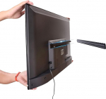 Kipsplaat TV-kinnitus 13-55-tollise teleri jaoks ilma poltideta, Max VESA 400 x 400 mm kuni 100 naela, universaalne, sobib enamikule LED LCD-plasma teleritele ja monitoridele, t&auml;iendatud veev&auml;lja tase