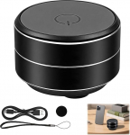 Mini Bluetooth k&otilde;lar magnetiline RGB valgusega, kaasaskantav veekindel k&otilde;lar, Bluetooth 5.3, 7 tundi m&auml;nguaega, TWS Stereo, TF kaart, k&auml;ed-vabad k&otilde;ned, mobiiltelefoni hoidja, must