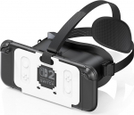 VR peakomplekt Nintendo Switch 2 (2025), Switch 2 virtuaalreaalsuse VR prillid reguleeritavate HD l&auml;&auml;tsedega ja mugava peapaelaga, Labo VR komplekt Switch 2 tarvikutele, must ja valge