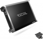 RECOIL RED600-1 1-kanaliline autov&otilde;imendi (monoblokk) subwooferile - 1320 Watt D-klassi, 1 Ohm stabiilne - koos bassipuldiga